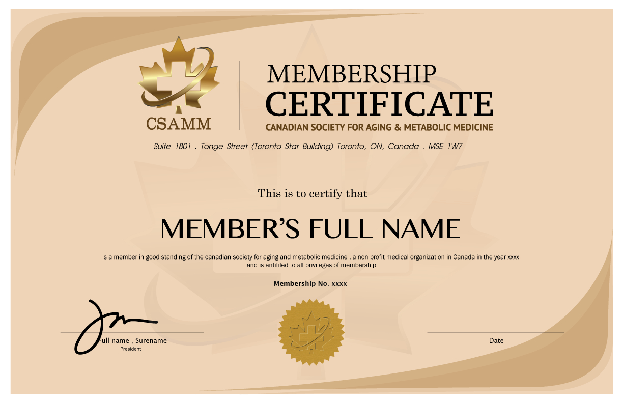 8+ Medical Membership Certificate Templates – Pdf | Free With Regard To New Member Certificate Template
