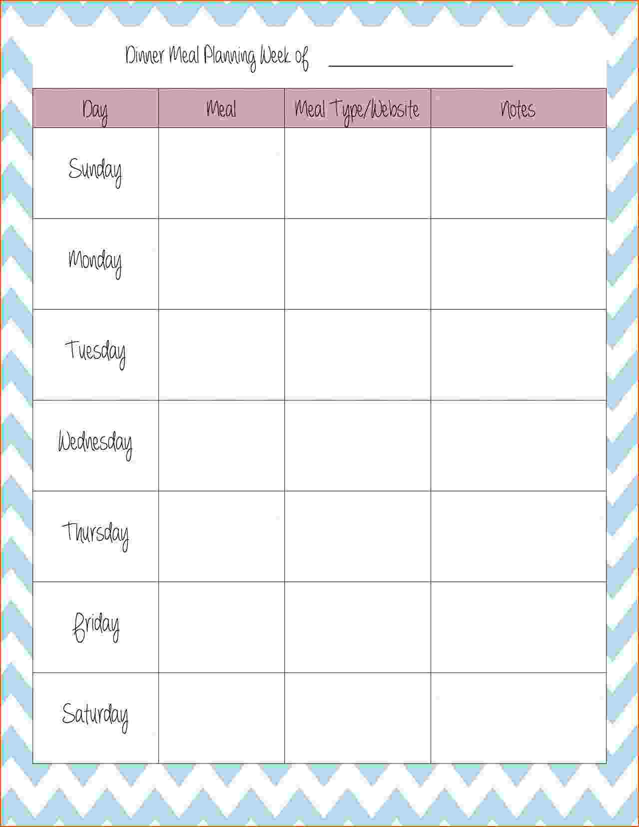 8+ Weekly Meal Planner Template – Bookletemplate For Meal Plan Template Word