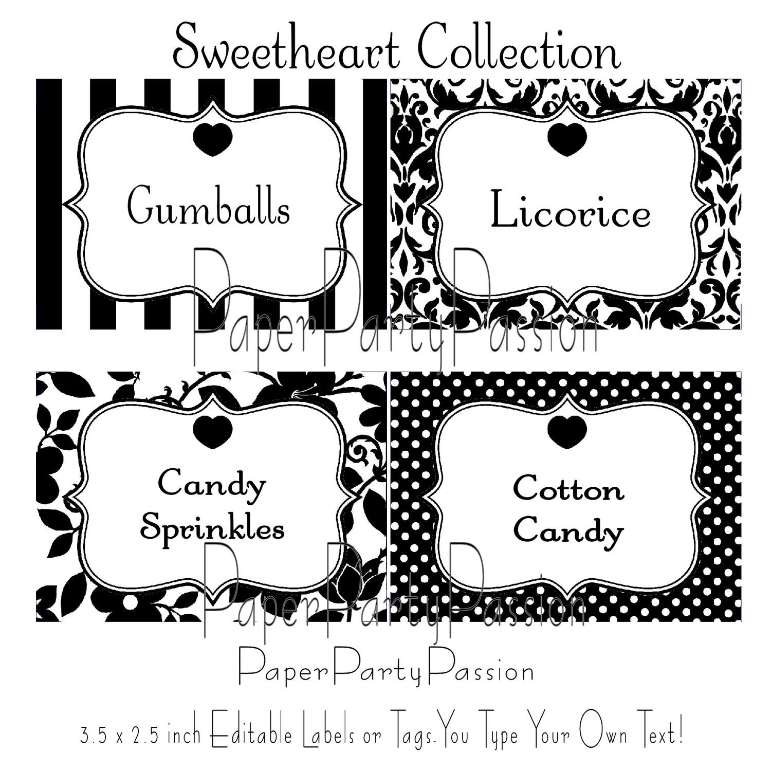 9 Best Photos Of Free Printable Candy Buffet Labels Template For Graduation Labels Template Free