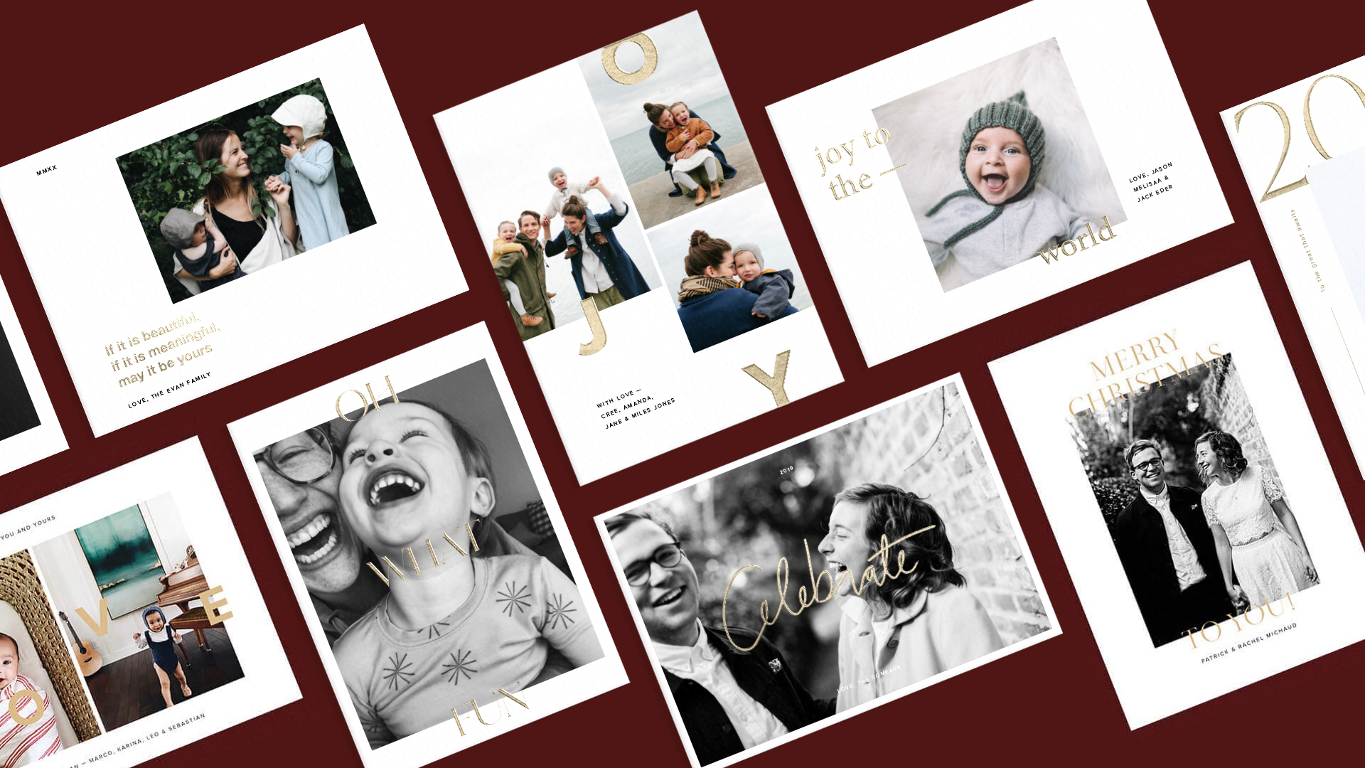 9 Creative Holiday Photo Ideas For Cards | Artifact Uprising Regarding Holiday Card Templates For Photographers