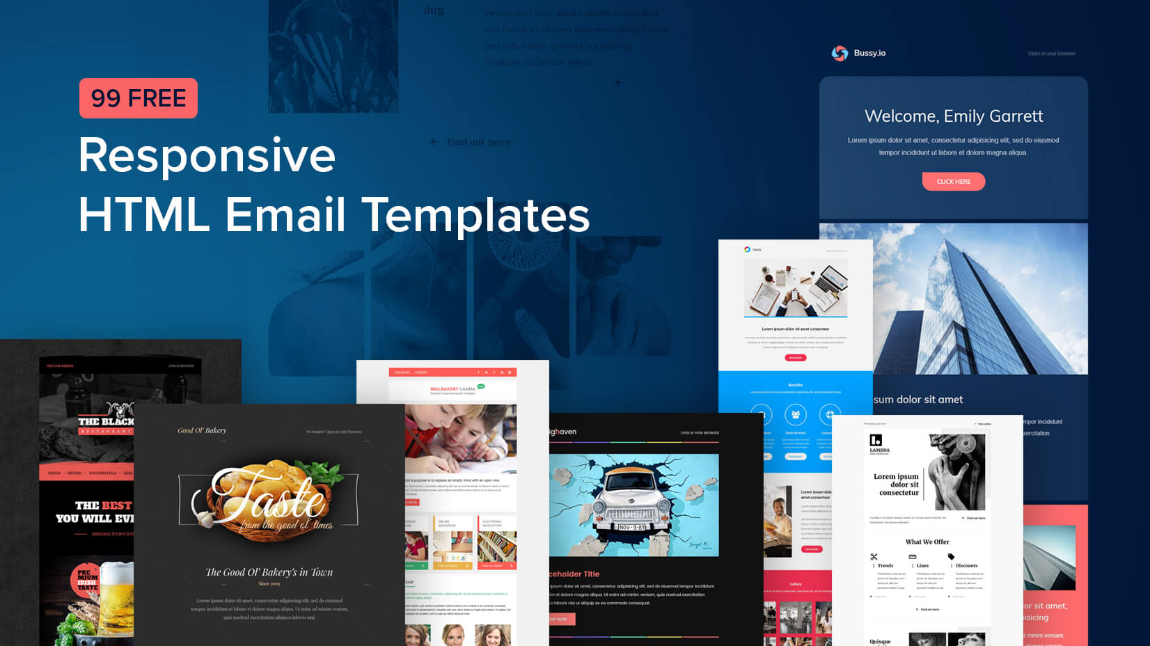 99+ Free Responsive Html Email Templates To Grab In 2020 Throughout Html Flyer Templates
