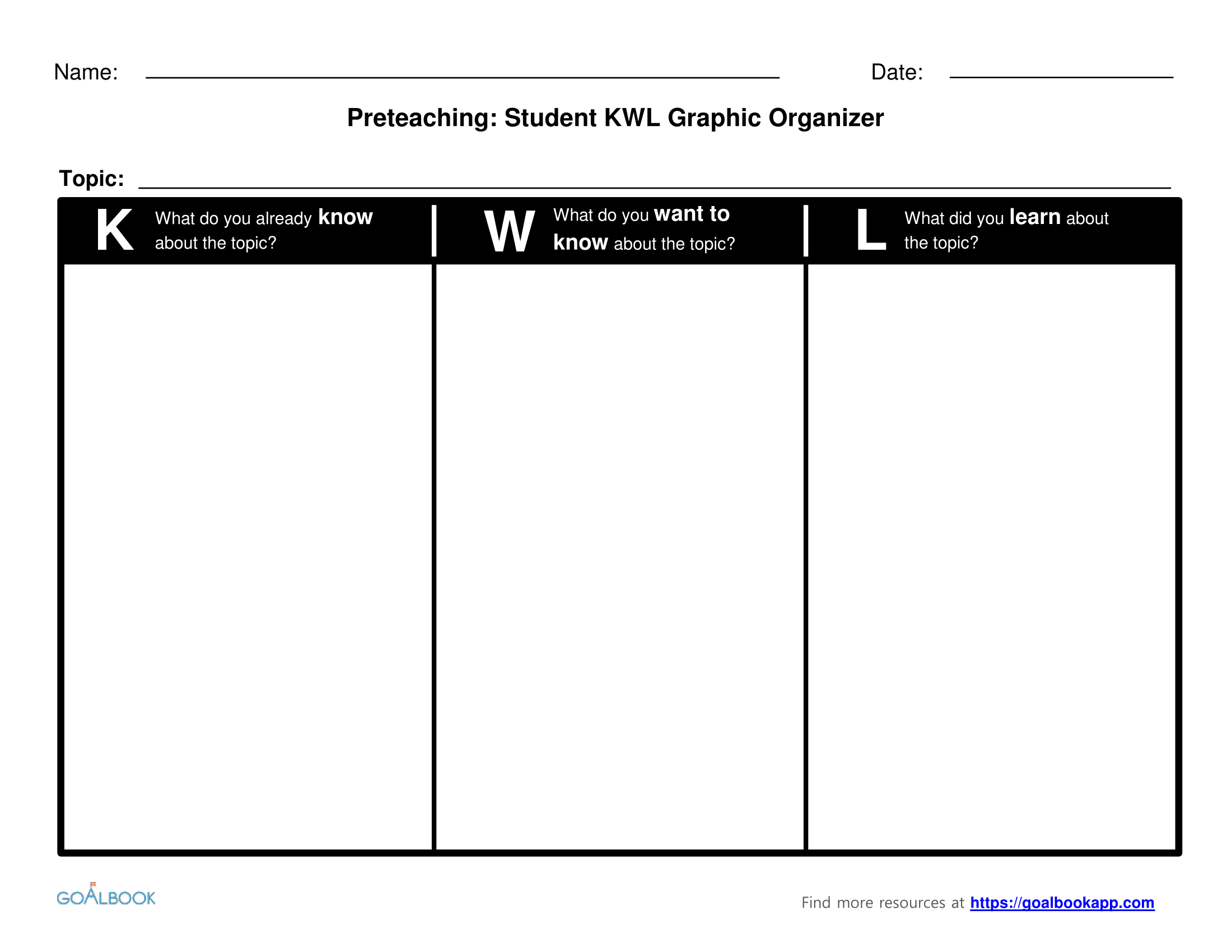 A Kwl Chart – Pogot.bietthunghiduong.co Regarding Kwl Chart Template Word Document