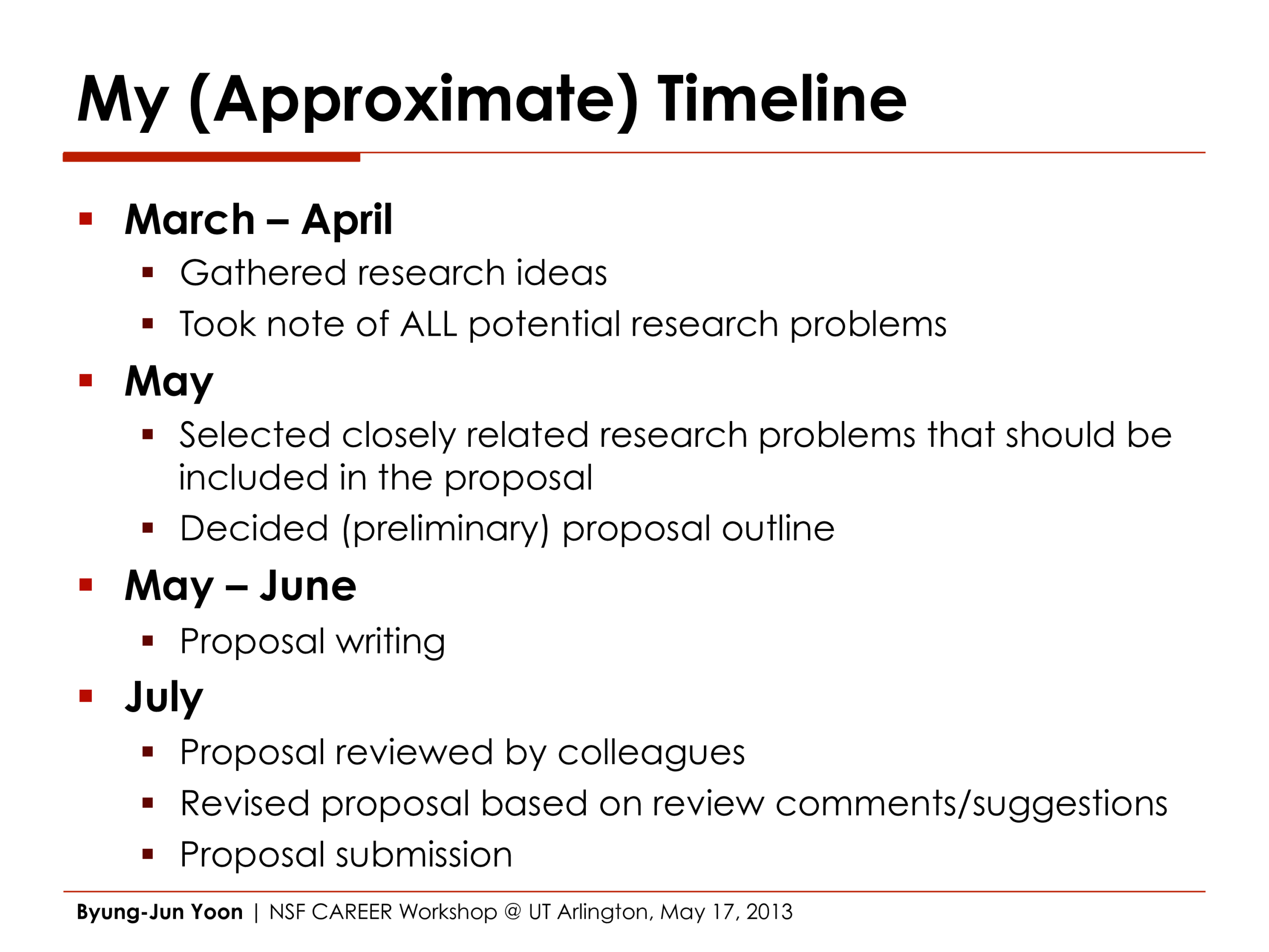 Academic Research Proposal Presentation | Templates At With Regard To Nsf Proposal Template