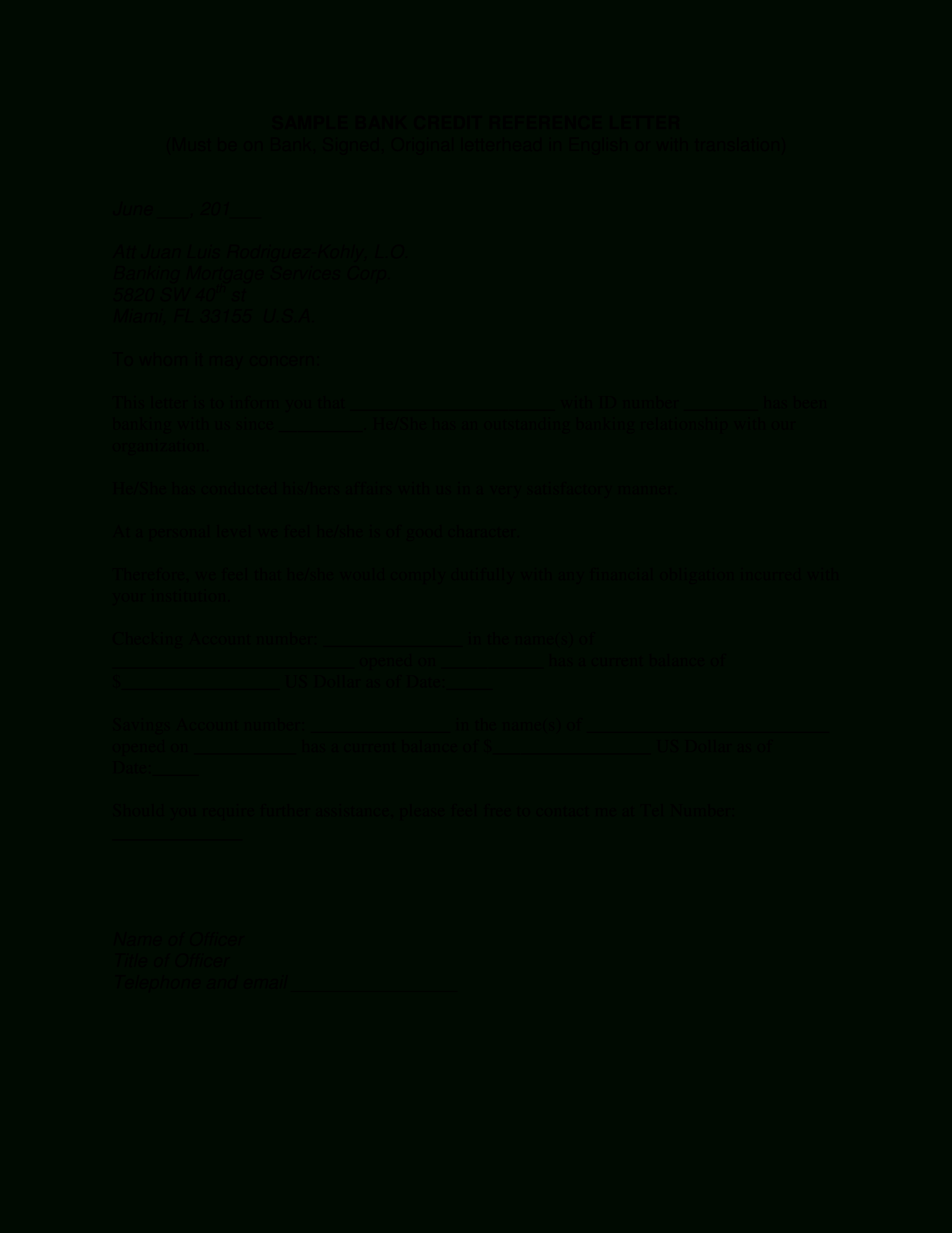 Accountant Reference Letter For Mortgage | Templates At With Mortgage Letter Templates