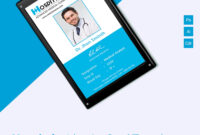 Amazing Hospital Identity Card Template Download | Free within Id Card Template Word Free