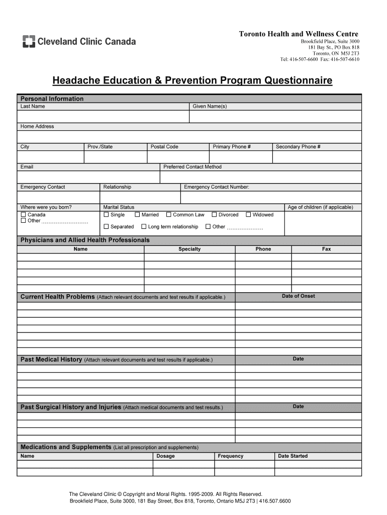 An Example Of A Blank Clinic Form – Fill Online, Printable Inside Medical Office Note Template
