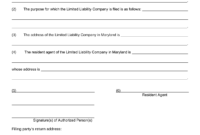 Articles Of Organization: What They Are And How To File Them within Llc Articles Of Organization Template