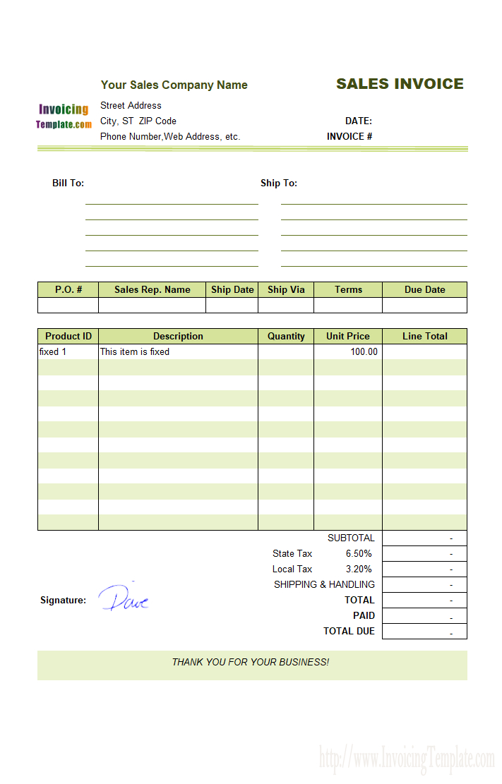 Auto Repair Invoice Template Within Mechanic Shop Invoice Templates