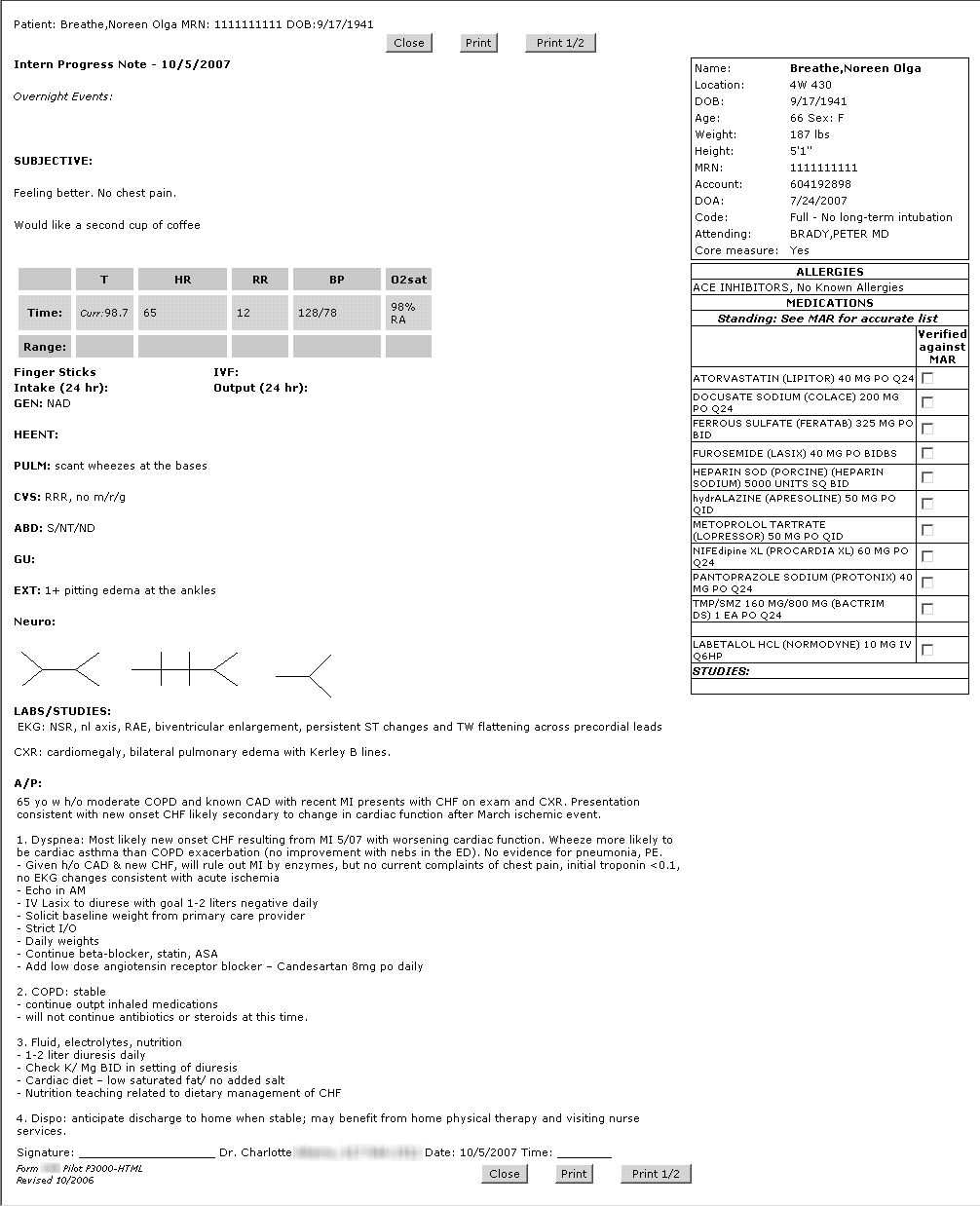 Automating Healthcare With Regard To Icu Daily Progress Note Template