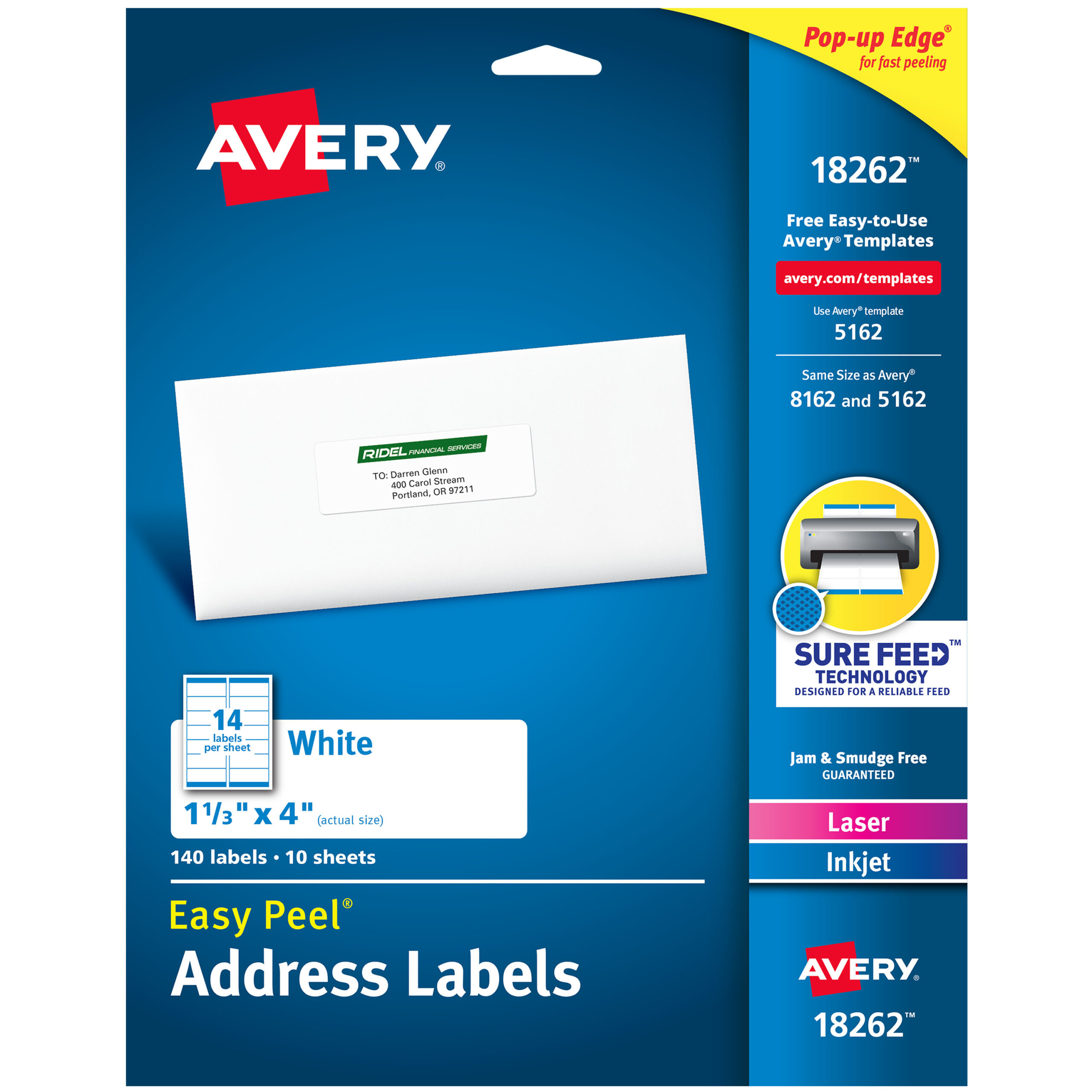 Avery Easy Peel Labels – Colona.rsd7 With Regard To Office Depot Address Label Template