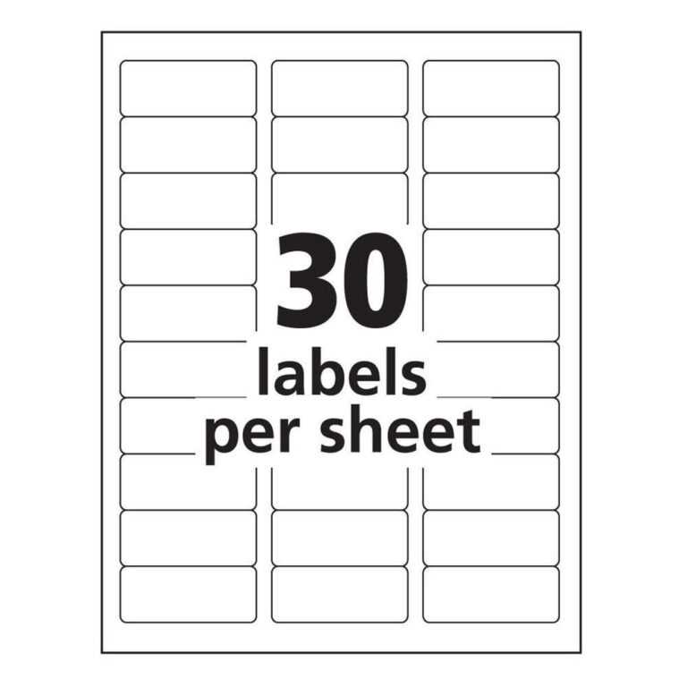Find Label Template In Word