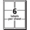 Avery® Matte Clear Easy Peel Shipping Labels – Permanent Adhesive – 3  21/64" Width X 4" Length – Rectangle – Laser, Inkjet – Clear – 6 / Sheet –  300 / Pertaining To Maco Laser And Inkjet Labels Template