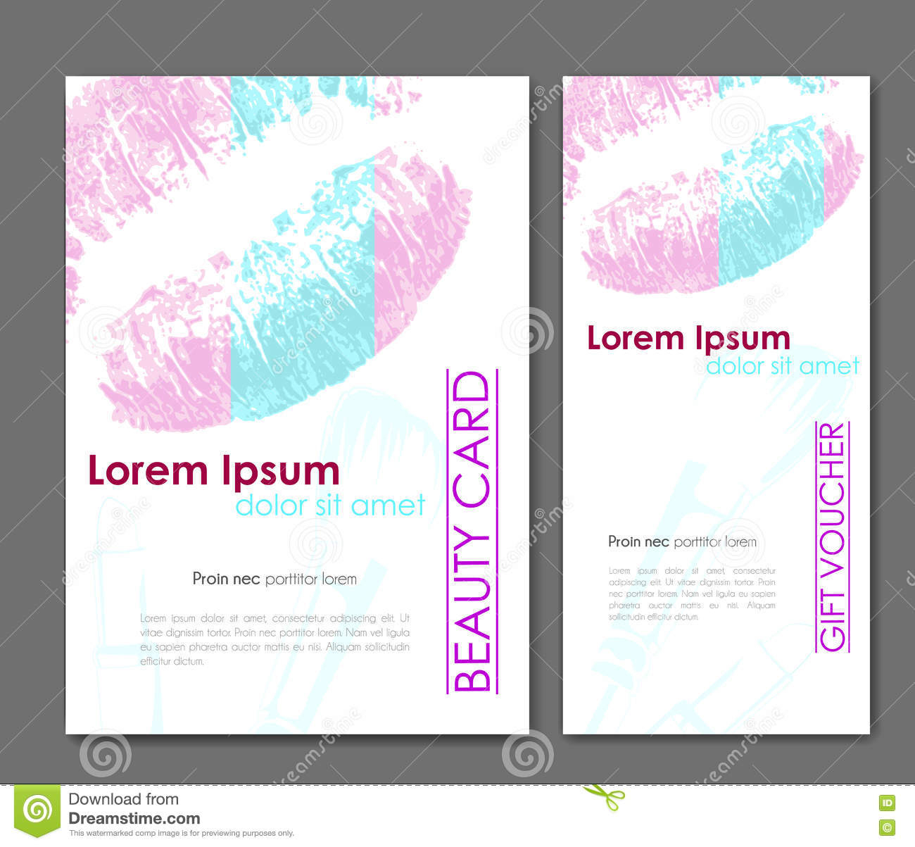 Beauty Card For Makeup Artist Stock Vector – Illustration Of In Makeup Artist Flyer Template Free