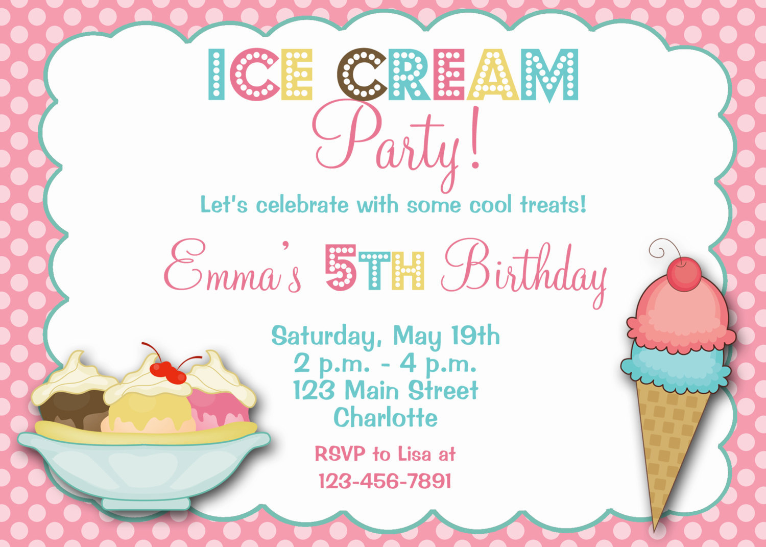 Best 44+ Ice Cream Social Powerpoint Backgrounds On With Regard To Ice Cream Party Flyer Template