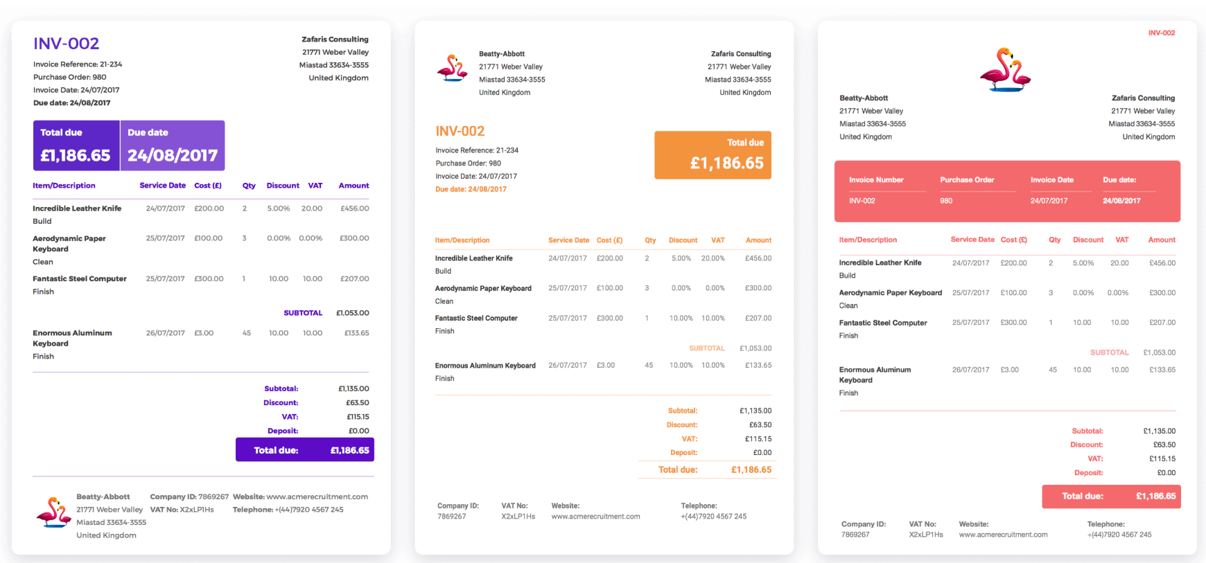 Best Free Invoice Templates Of 2019 [Word, Excel, Pdf With Regard To House Cleaning Invoice Template Free