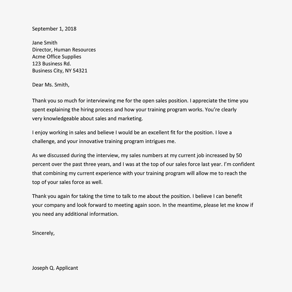 Best Thank You Letter Examples And Templates Throughout Interview Thank You Note Template