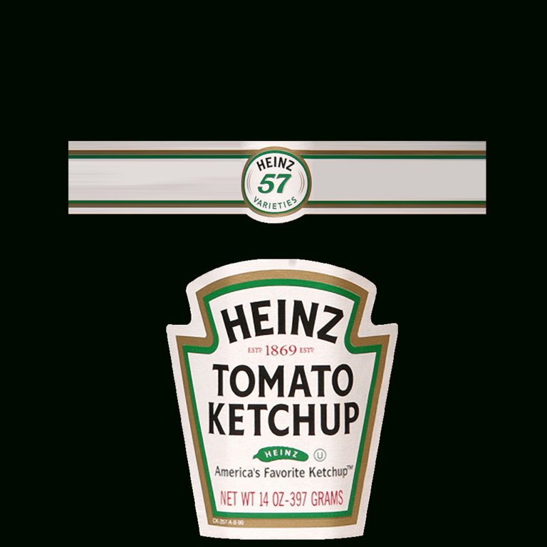 Heinz Ketchup Bottle Logo Png Transparent & Svg Vector in Heinz Label Template Best Template Ideas