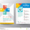 Brochure Flyer Graphic Design Layout Vector Template Stock Pertaining To Graphic Design Flyer Templates Free