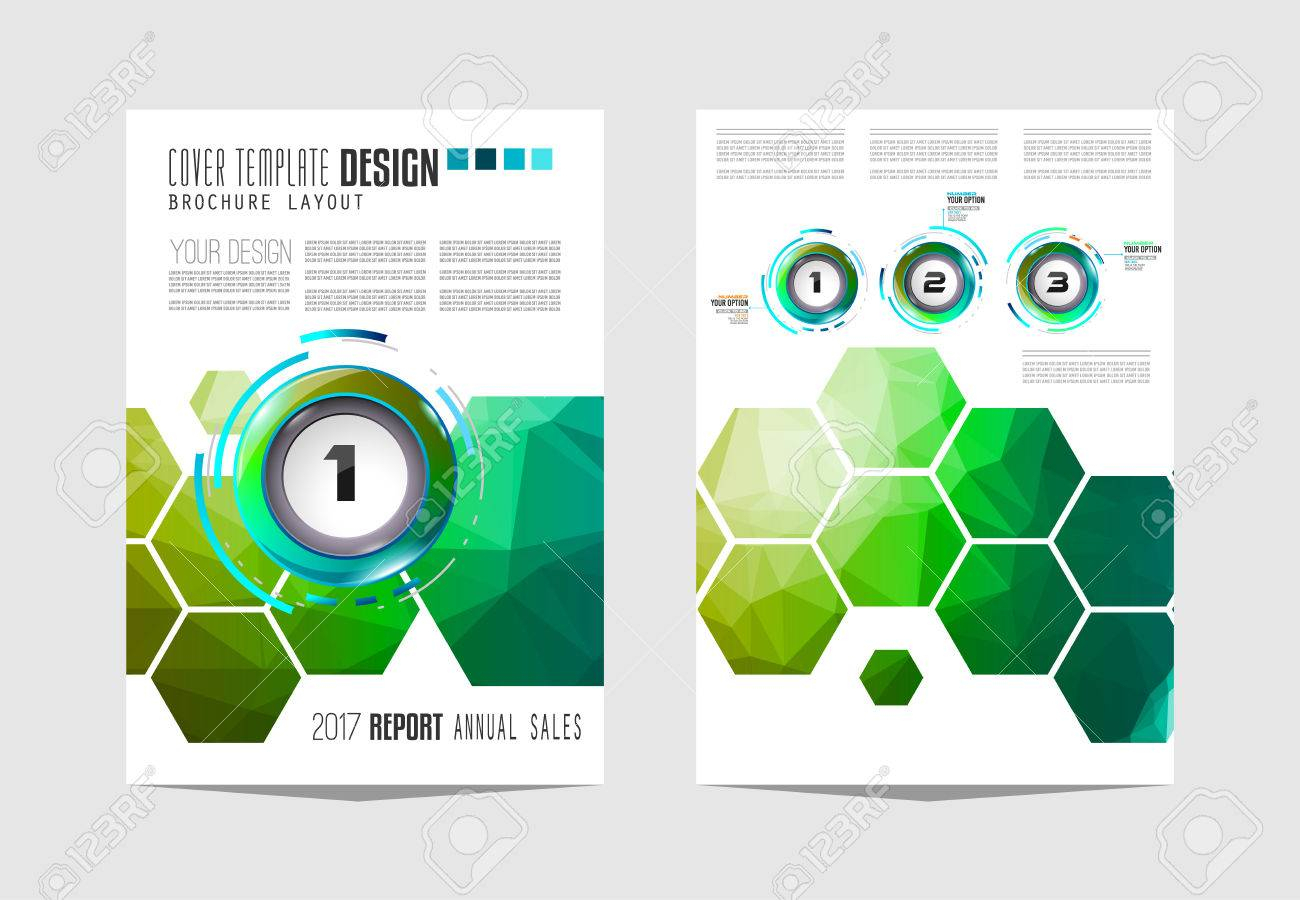 Brochure Template, Flyer Design Or Depliant Cover For Business.. Inside Generic Flyer Template