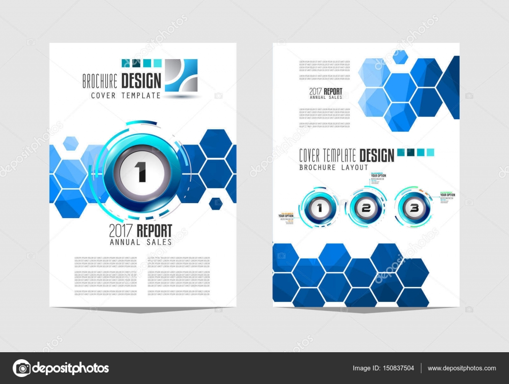 Brochure Template, Flyer Design — Stock Vector © Davidarts Inside Generic Flyer Template