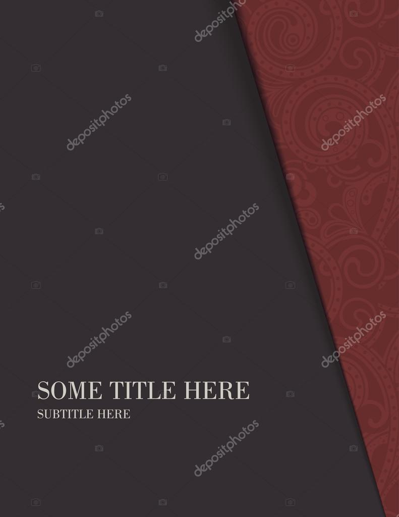 Brochure Template, Letter Size Background Vector — Stock With Regard To Letter Size Brochure Template