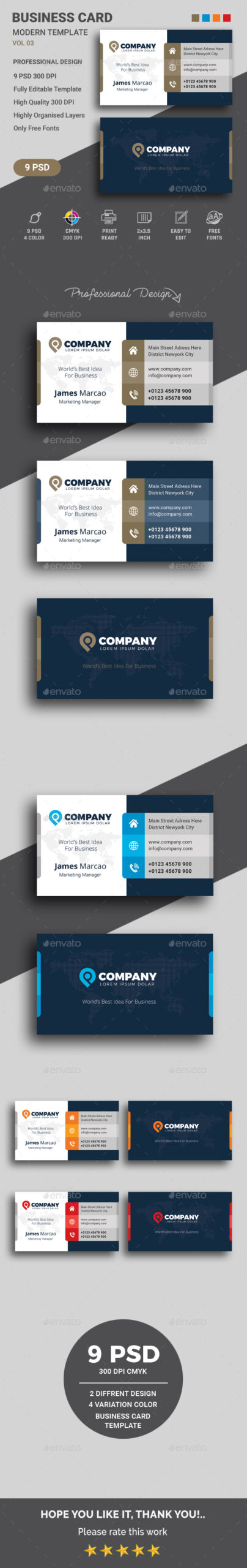 Business Card Templates & Designs From Graphicriver With Regard To Lawn Care Business Cards Templates Free