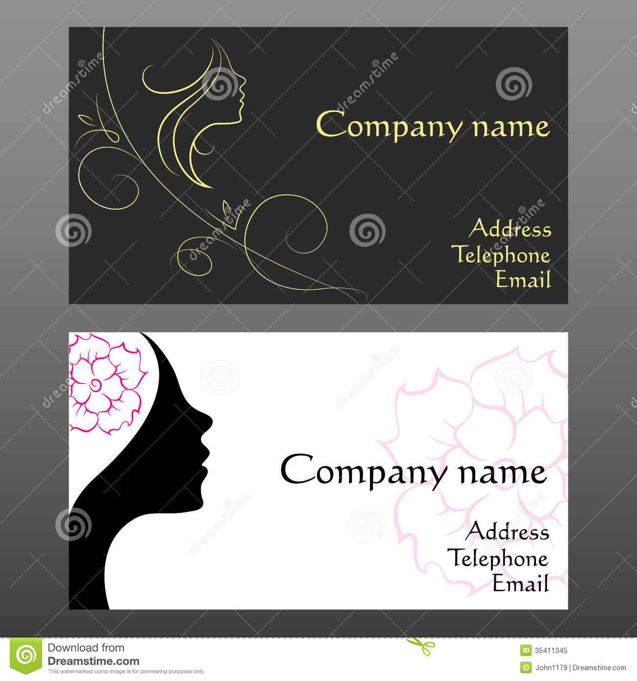 Business Cards And Resume Template Intended For Hairdresser Business Card Templates Free