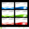 Business Cards Templates Stock Illustration. Illustration Of Pertaining To Microsoft Templates For Business Cards