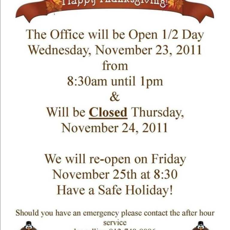 Closed Signs For Holidays Colonarsd7 Intended For Office Closed Sign