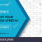 Business Meeting Flyer. Vector Banner Template For Business With Regard To Meeting Flyer Template