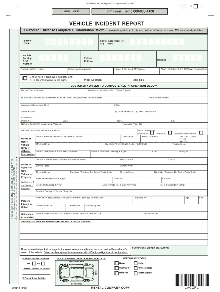 Car Accident Incident Report – Firuse.rsd7 In Motor Vehicle Accident Report Form Template