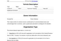 Car Donation Receipt - Colona.rsd7 in Non Profit Donation Receipt Template