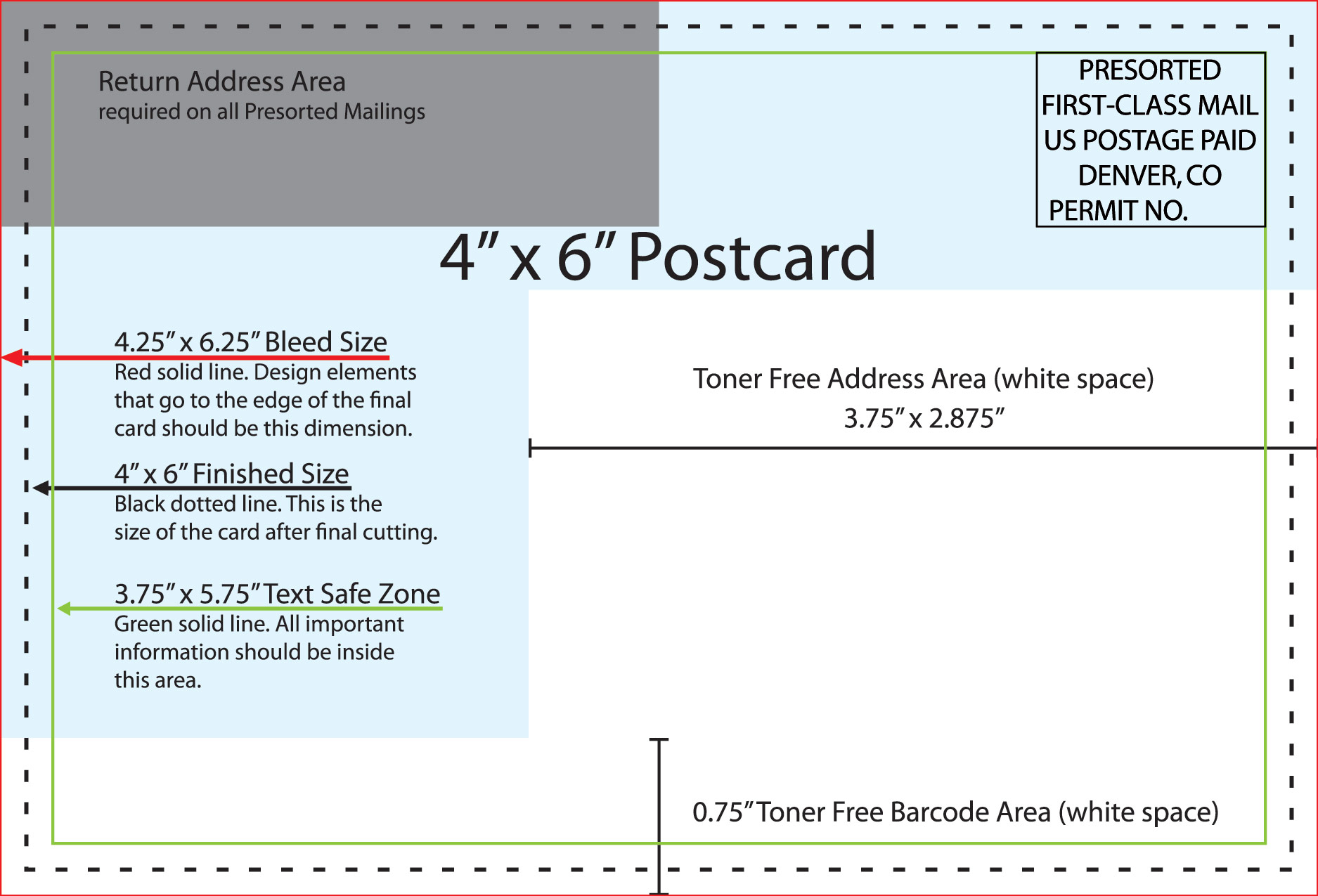 Cec Document Services:find Convenient Printing Downloads Regarding Indesign Postcard Template 4X6