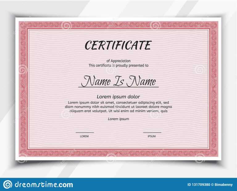 Landscape Certificate Templates