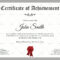 Certificate Of Achievement For Elementary Students – Colona Throughout Hayes Certificate Templates