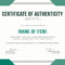 Certificate Of Authenticity Template Ndash Artwork Microsoft Inside Letter Of Authenticity Template