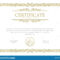 Certificate Template. Diploma Of Modern Design Or Gift Intended For Graduation Gift Certificate Template Free