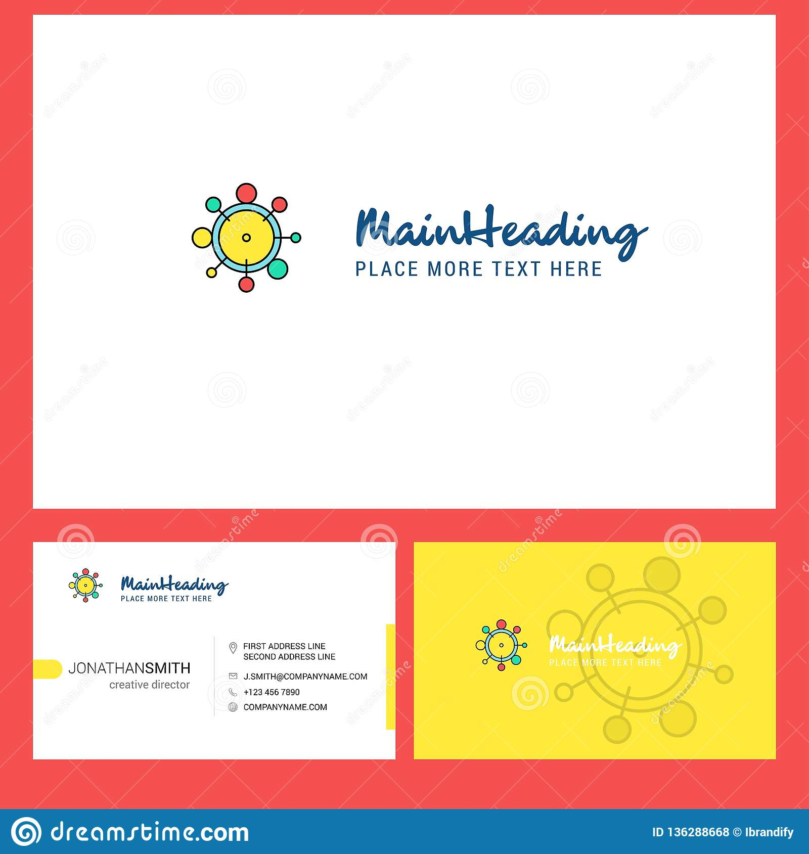 Chemical Bonding Logo Design With Tagline & Front And Back Regarding Medication Card Template