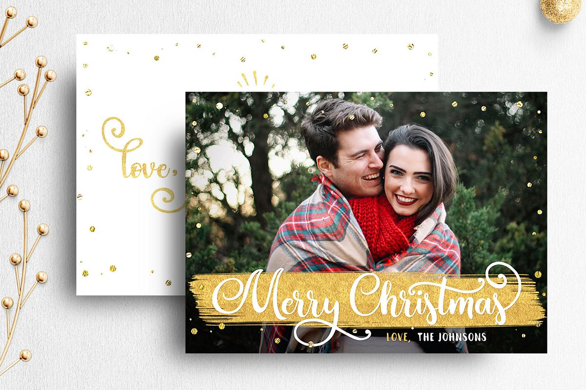 Christmas Card Template For Photographer | 007 Throughout Holiday Card Templates For Photographers