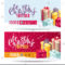 Christmas Gift Voucher Coupon Discount Gift Stock Vector For Merry Christmas Gift Certificate Templates
