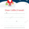 Christmas Letter From Santa Claus For Children, Template Pertaining To Letter From Santa Claus Template