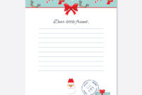 Christmas Letter From Santa Claus Template pertaining to Letter From Santa Claus Template
