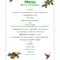 Christmas Menu Template - 17 Free Templates In Pdf, Word intended for Menu Template Free Printable