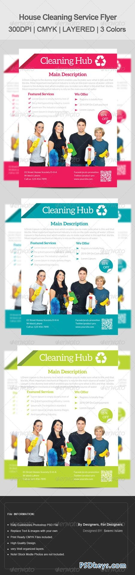 Cleaning » Page 3 » Free Download Photoshop Vector Stock Within House Cleaning Flyer Template