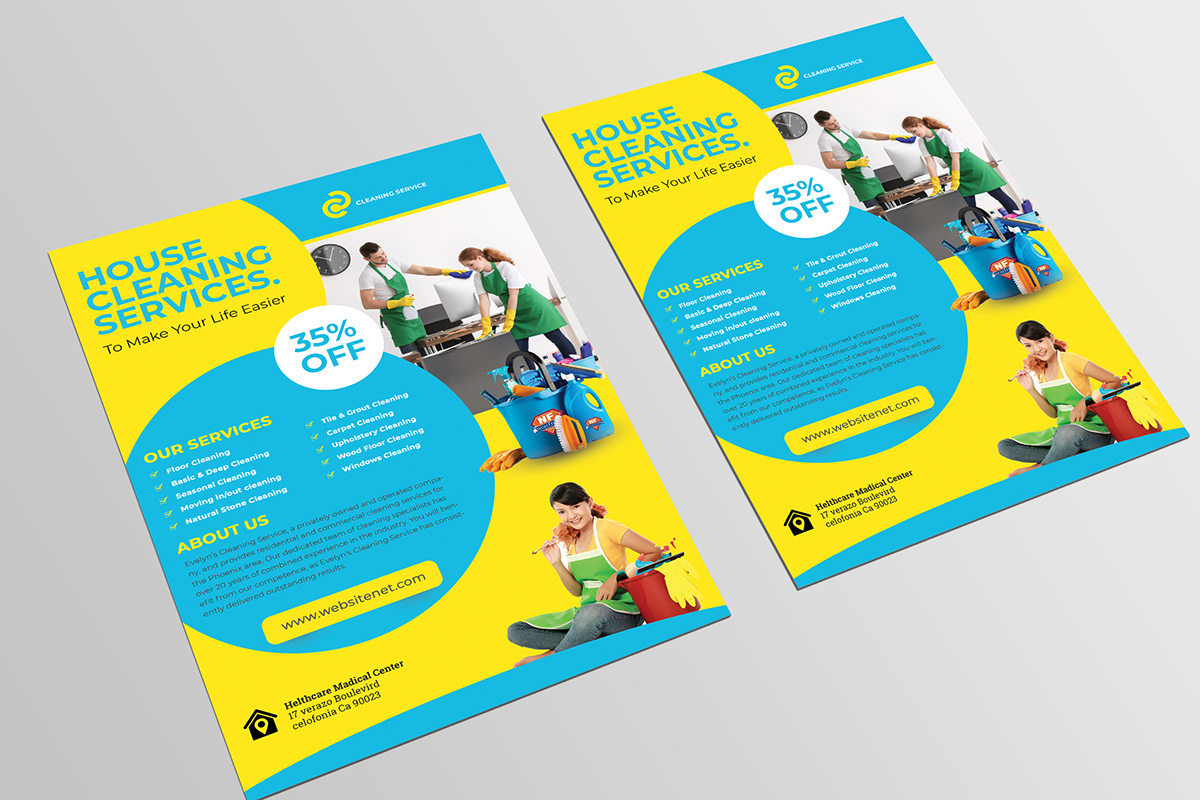 Cleaning Services Flyer Template On Student Show With House Cleaning Flyer Template