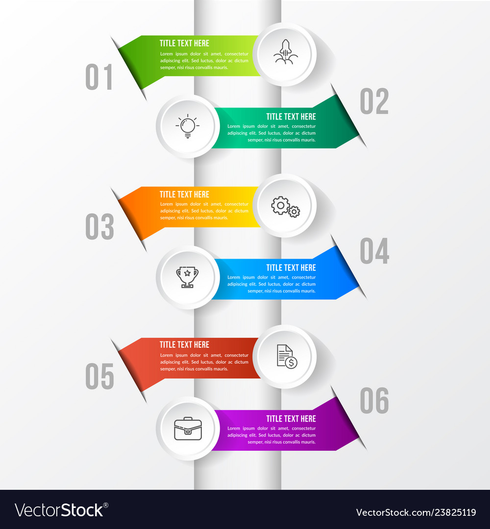 Colorful Infographic Template Throughout Infographic Template Illustrator