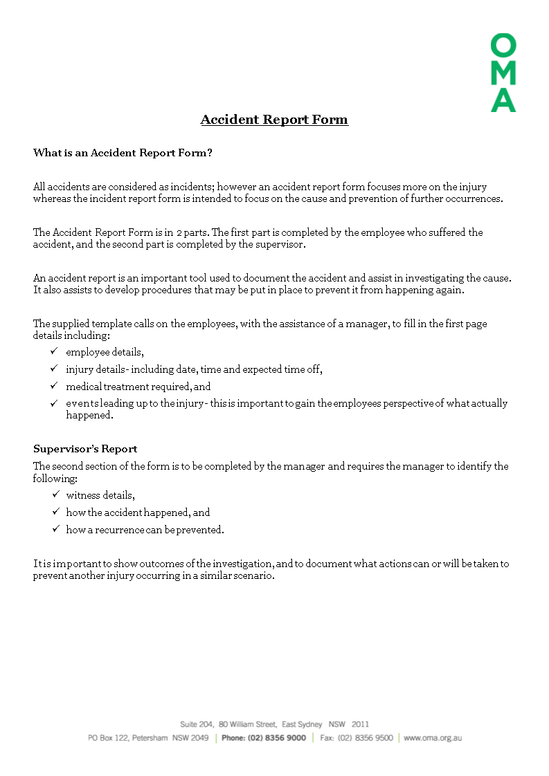 Construction Job Site Incident Report Form | Templates At In Incident Report Form Template Qld