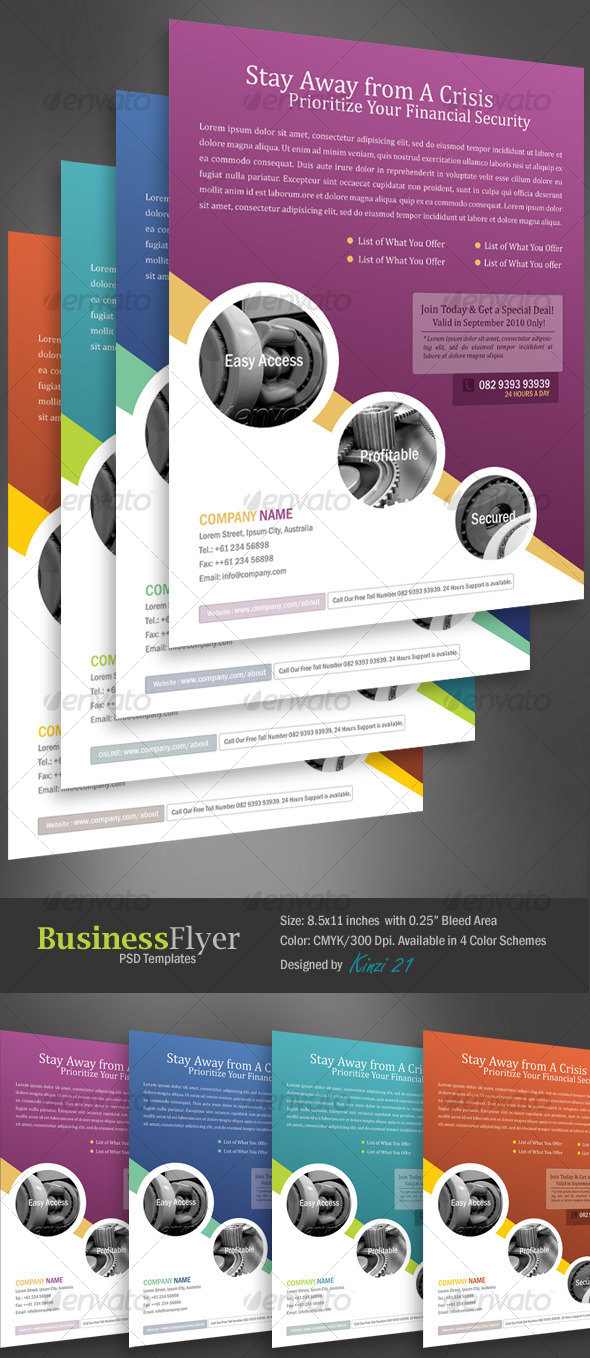 Corporate Business Flyer Templates From Graphicriver With Regard To New Business Flyer Template Free