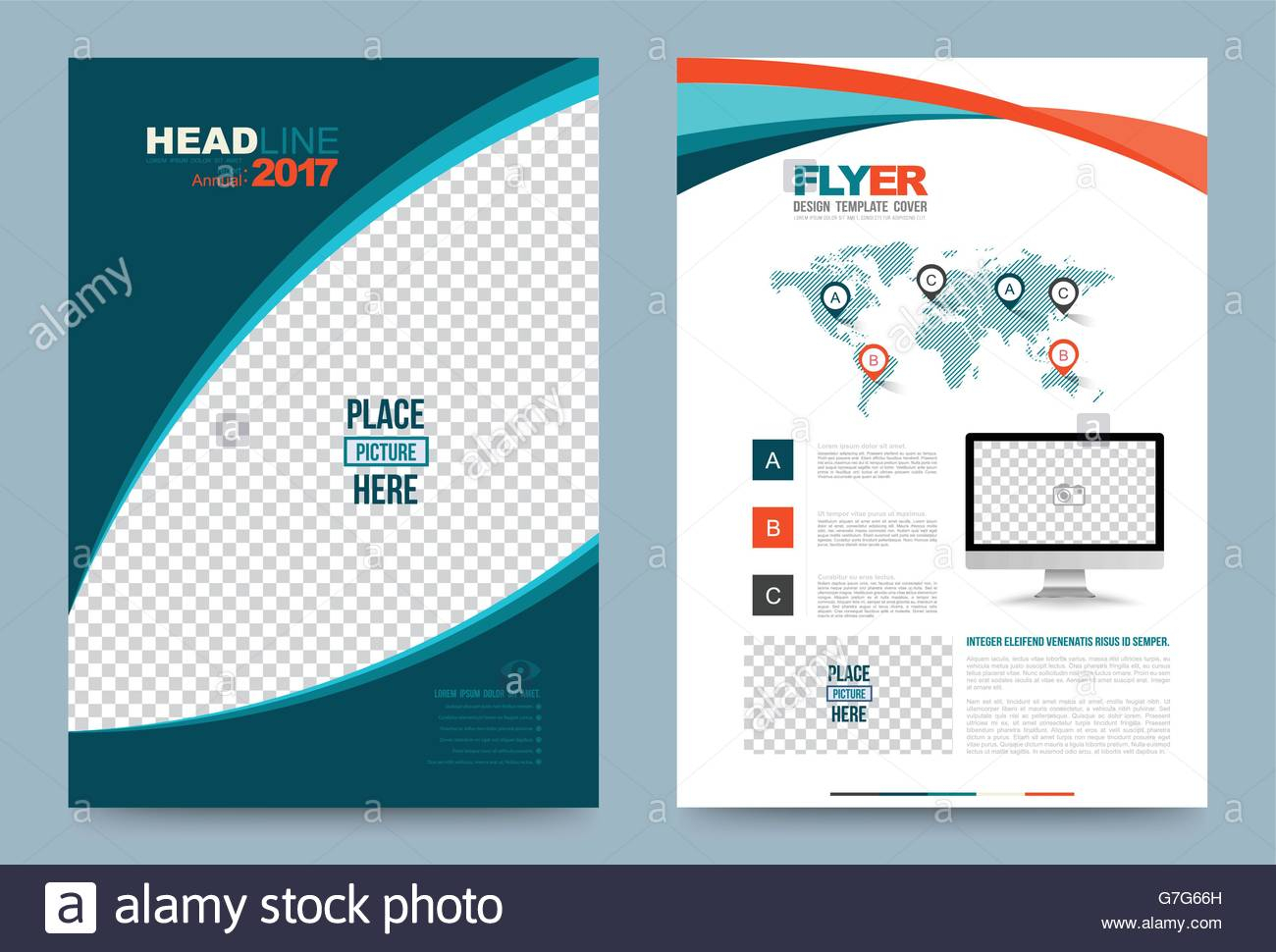 Cover Template Design For Business Annual Report Flyer Pertaining To Illustrator Report Templates