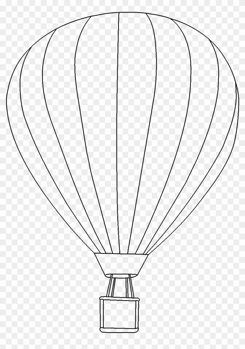 Crash Clipart Hot Air Balloon – Hot Air Balloon Line Drawing With Hot Air Balloon Template Printable